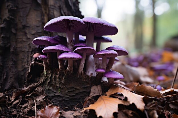 Foto gratuita vista dei funghi in natura