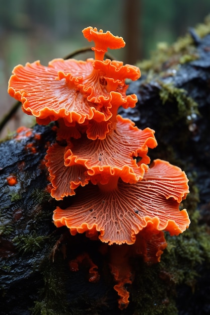 Foto gratuita veduta dei funghi in natura