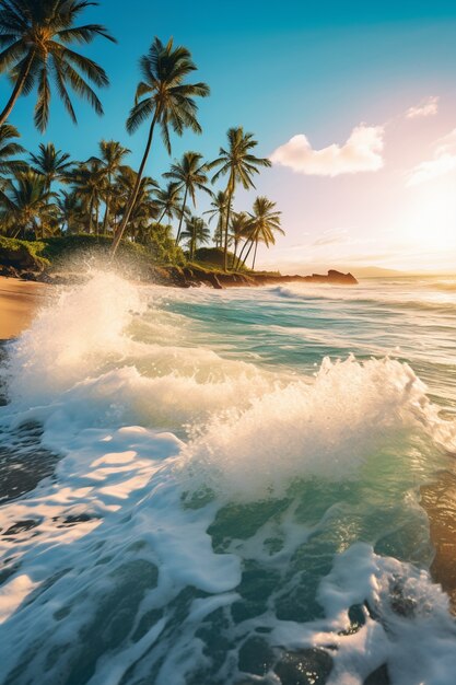 View of natural beach landscape