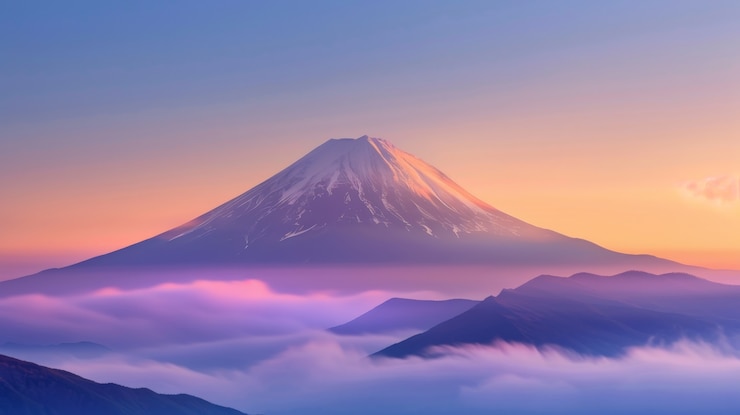 無料Photo 夢のような美しさを持つ自然な山の形成の景色