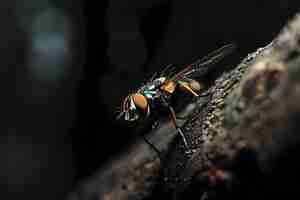 Бесплатное фото Вид мухи с крыльями