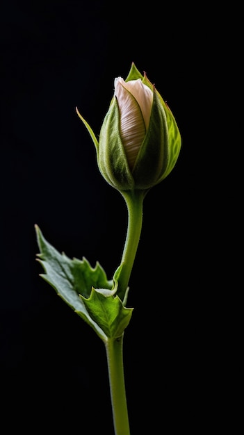 Бесплатное фото Вид на бутон розы