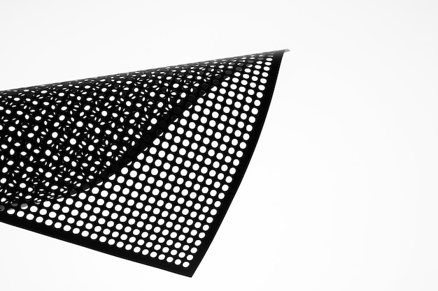 Free photo view of perforated sheet of material with tiny holes