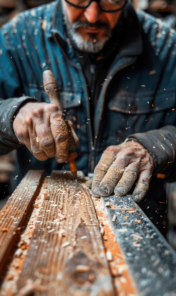 Free Photo view of person creating digital diy and craft content