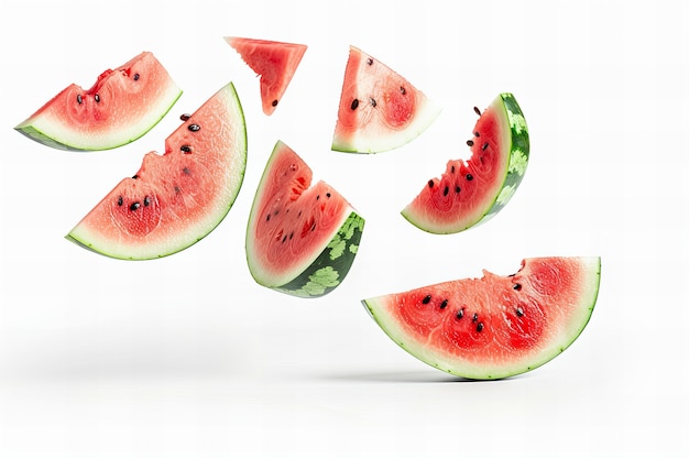 Free photo view of photorealistic delicious watermelon fruit