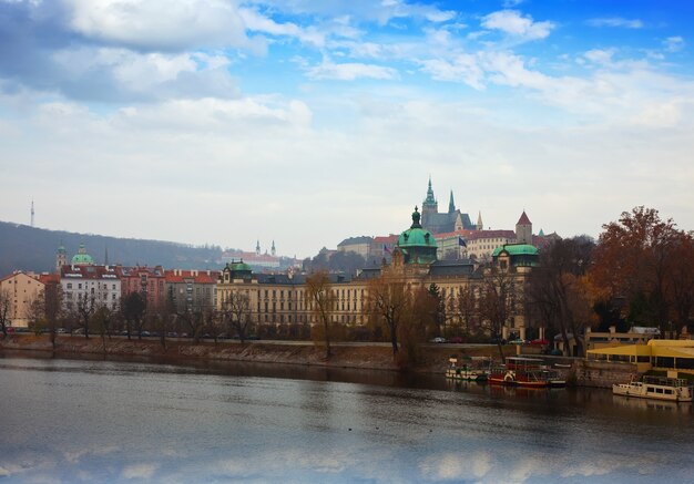 プラハの眺め。チェコ