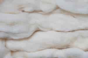 Free photo view of raw material for felt