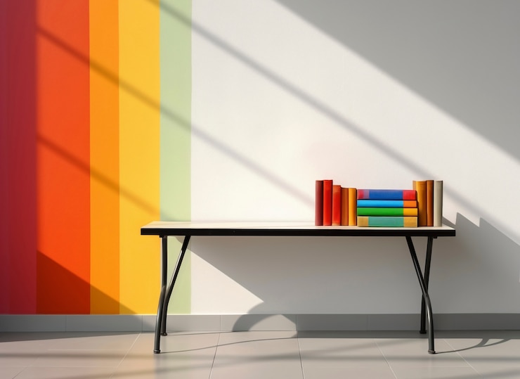 Free Photo view of school desk