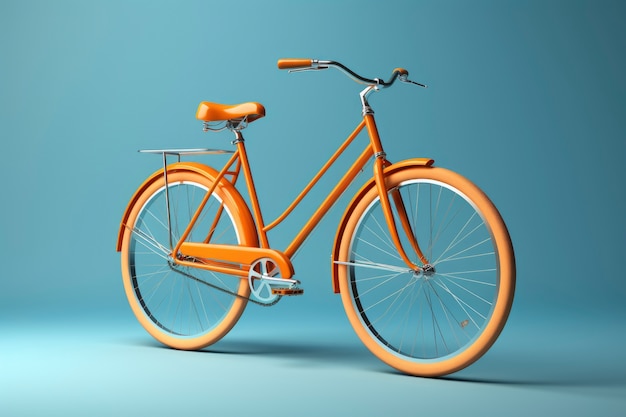 Free photo view of simple bicycle