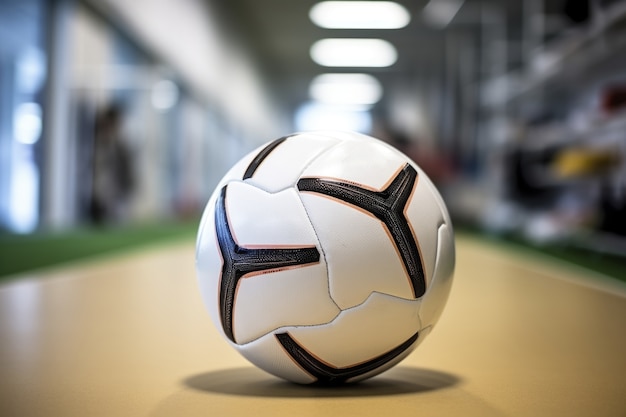 Free photo view of soccer ball