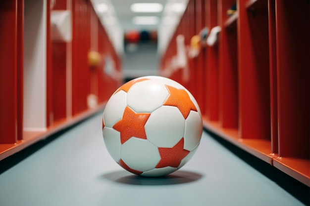 Free photo view of soccer ball