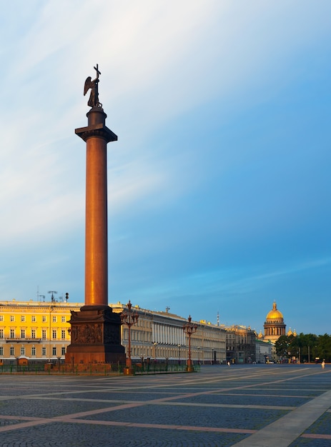 View of St. Petersburg. The Alexander Column