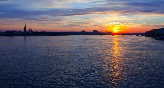 View of St. Petersburg in morning