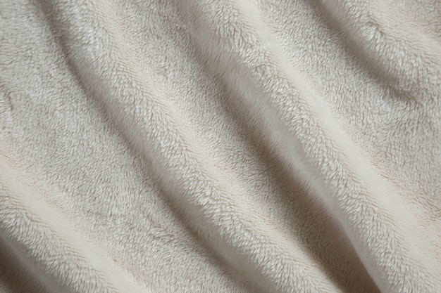 Free photo view of textured fur fabric