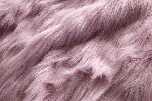 View of textured fur fabric