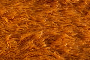 View of textured fur fabric