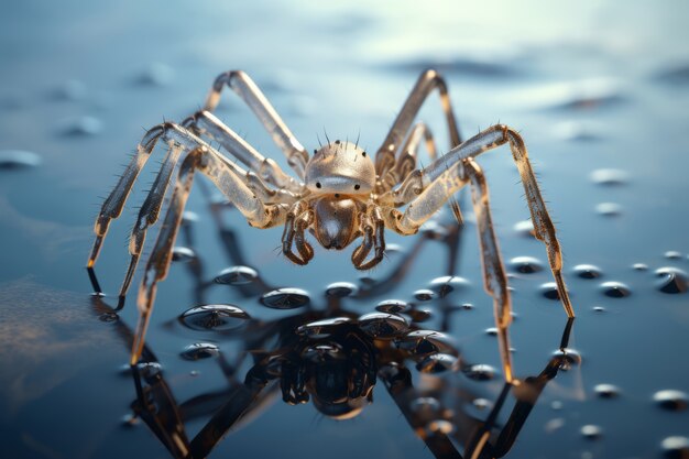 Free photo view of three-dimensional spider