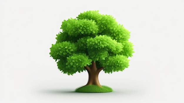 Free photo view of three-dimensional tree