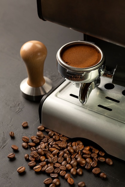 View of tool used for coffee press