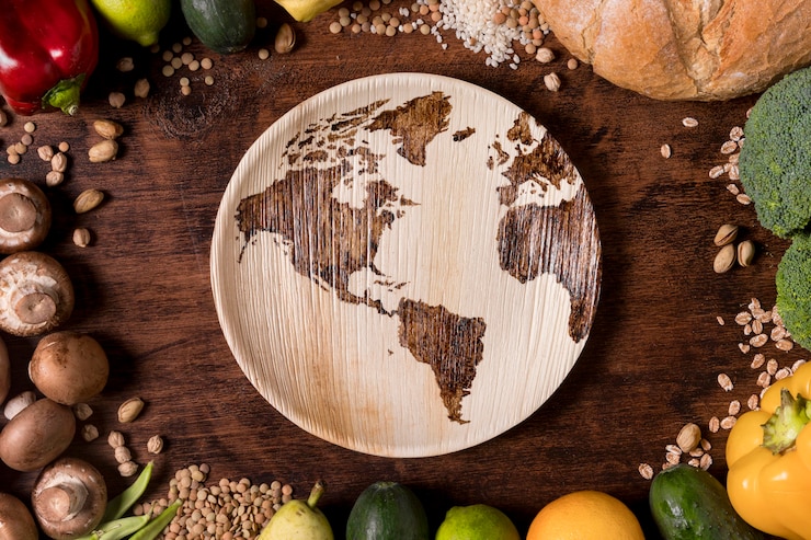 Free Photo above view vegetables and seeds assortment
