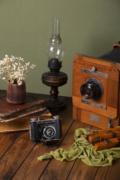 Foto gratuita vista della macchina fotografica d'epoca