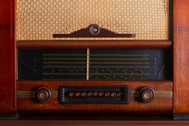 View of vintage radio station