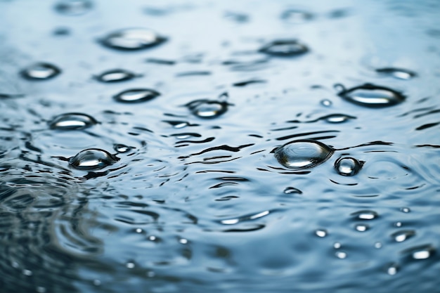 Free photo view of water droplets