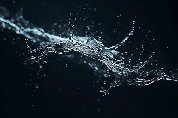 Free photo view of water splash