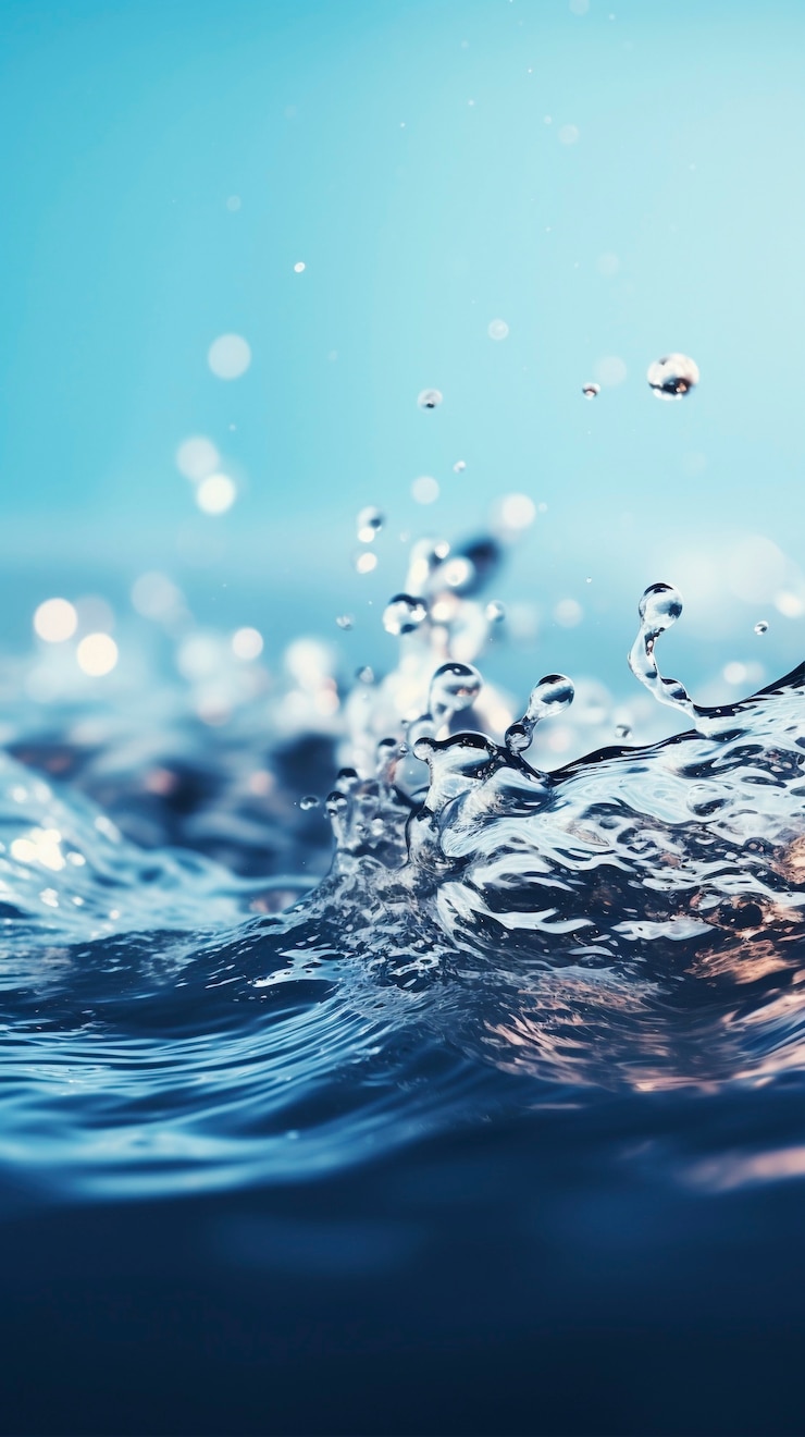 Free Photo view of water splash