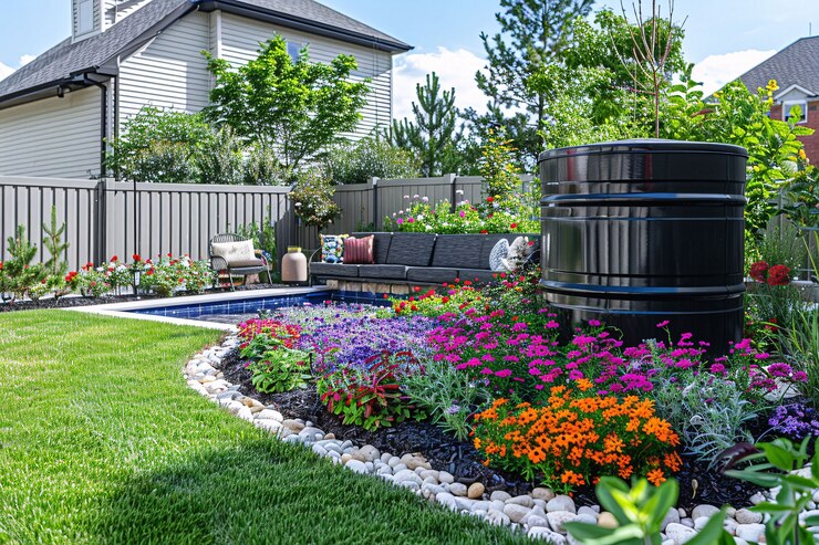 Free Photo view of water tank for storage