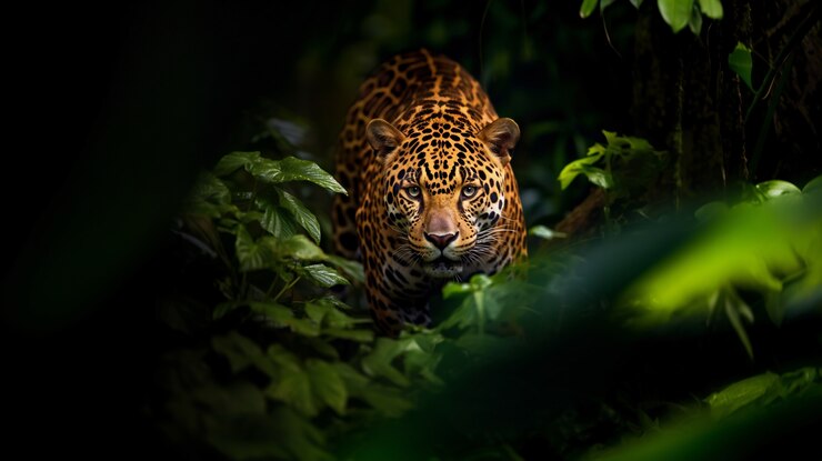 Free Photo view of wild cheetah