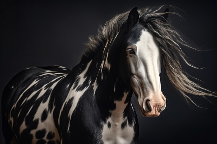 Free Photo view of wild horse