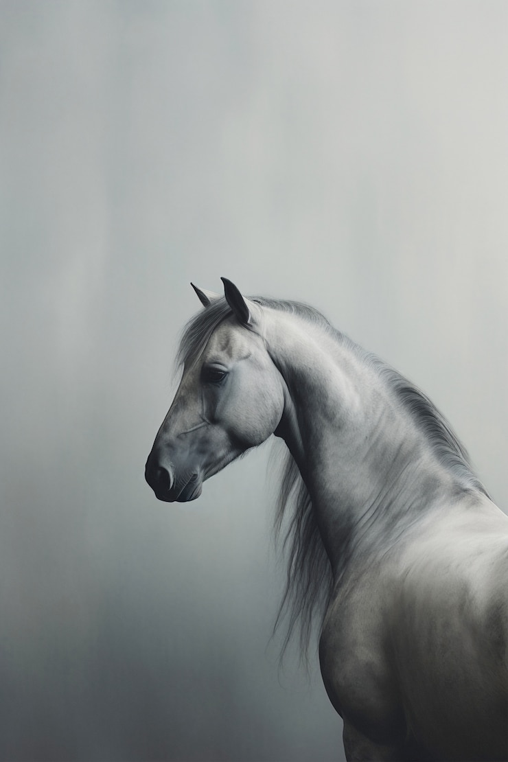 Free Photo view of wild horse