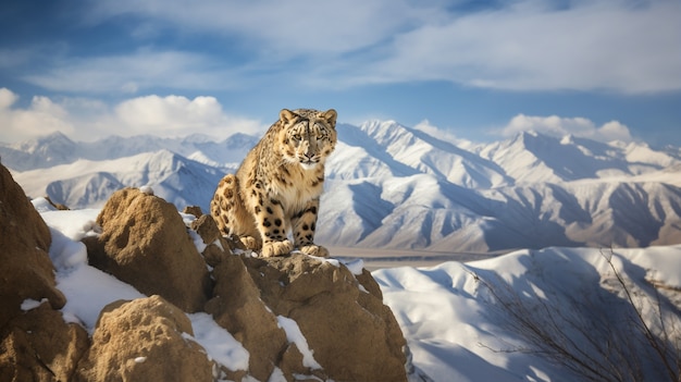 Vista di una tigre selvatica