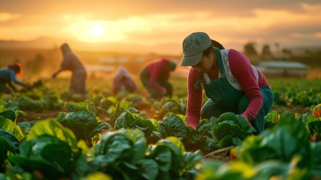 労働者の日を祝うために農業部門で働く女性の視点