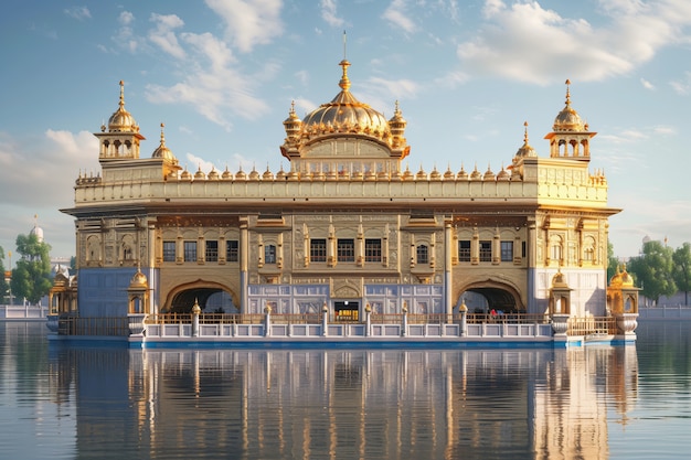 Free photo view of world monument to celebrate world heritage day