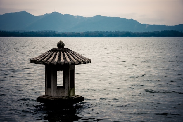 view in Wuxi Lihu natural park