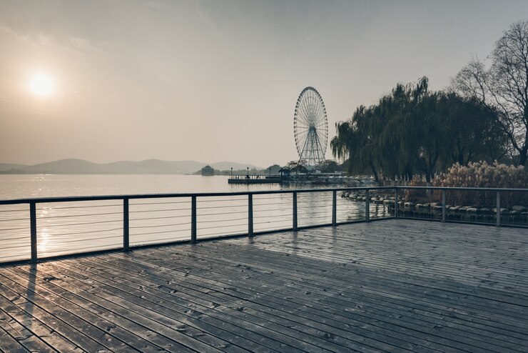 無料Photo 無錫湖自然公園の景色