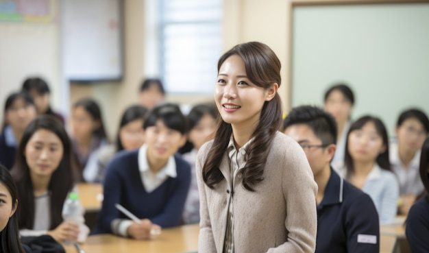 학교에 다니는 어린 학생들의 모습