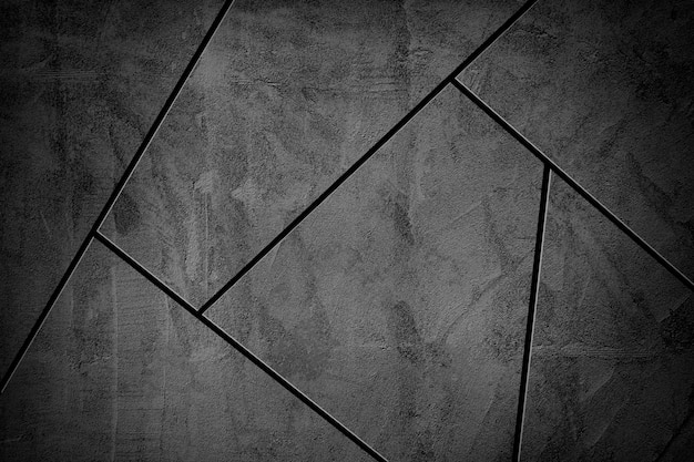 Vignette dark gray mosaic tiles textured background