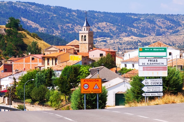 village in Aragon. Frias de Albarracin