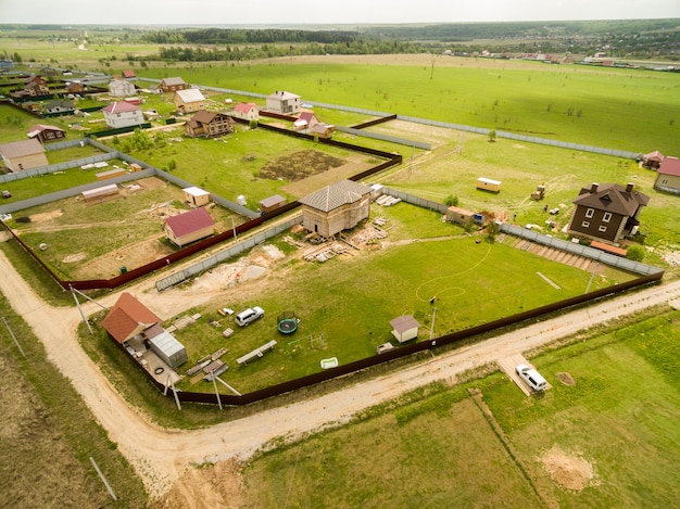 Veduta del villaggio dall'alto