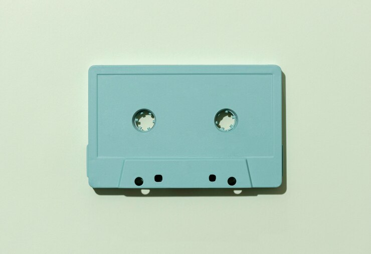 Free Photo vintage cassette tape arrangement
