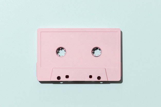 Vintage cassette tape arrangement