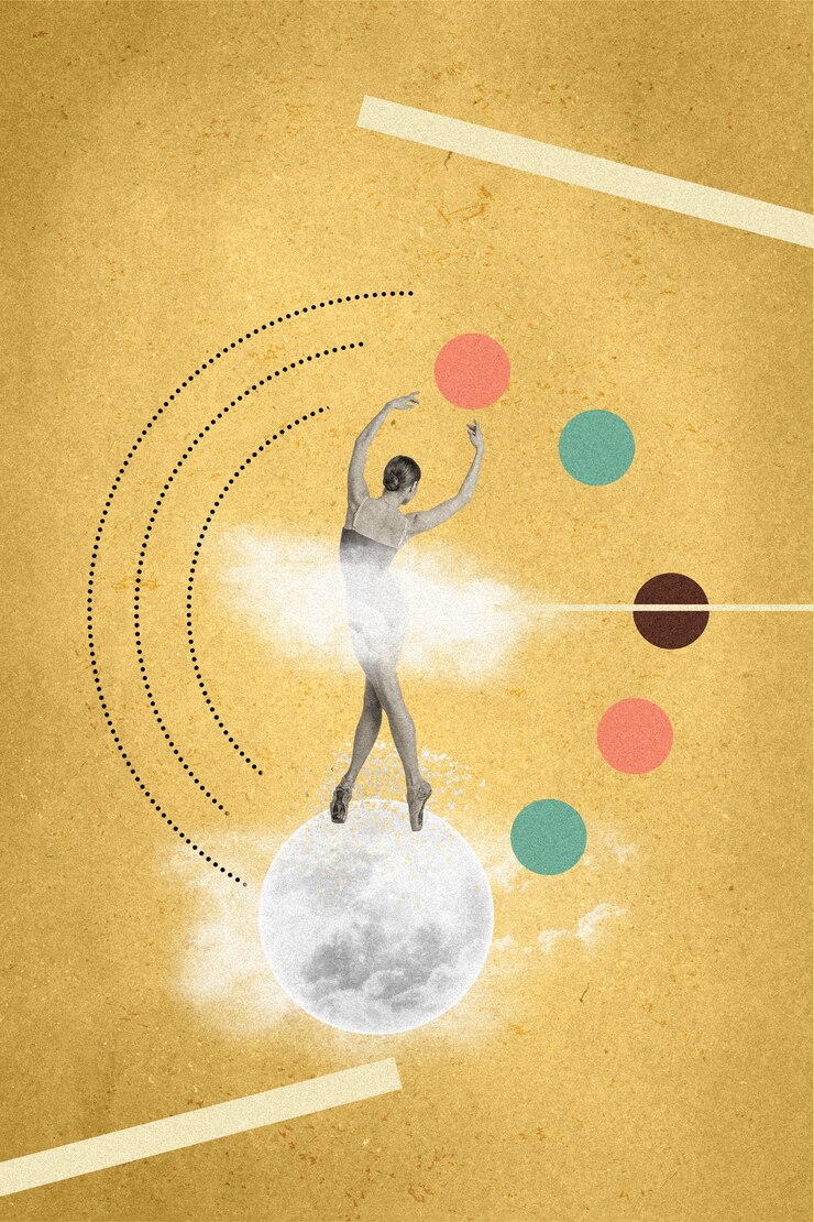 Free Photo vintage collage composition design