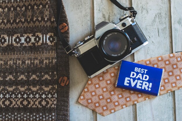 Vintage father's day decoration