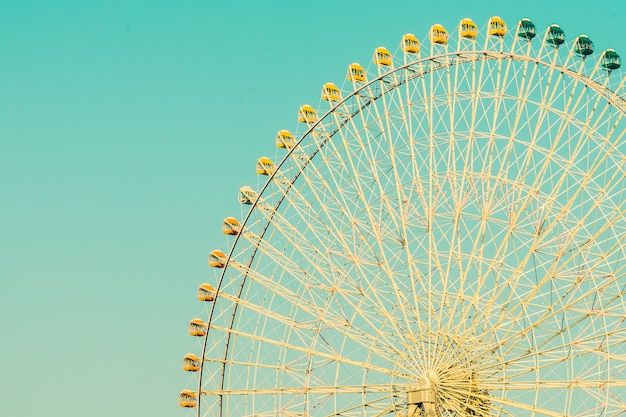 Free photo vintage ferris wheel