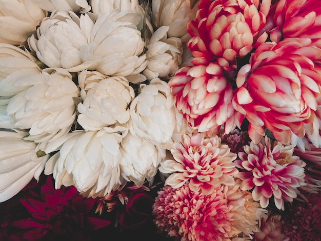 Vintage flowers background