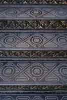Foto gratuita scale decorate metalliche d'epoca. sfondi e trame