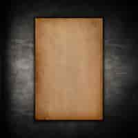 Free photo vintage paper on a grunge background